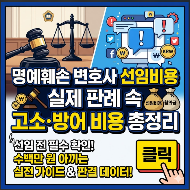명예훼손 변호사 선임비용
