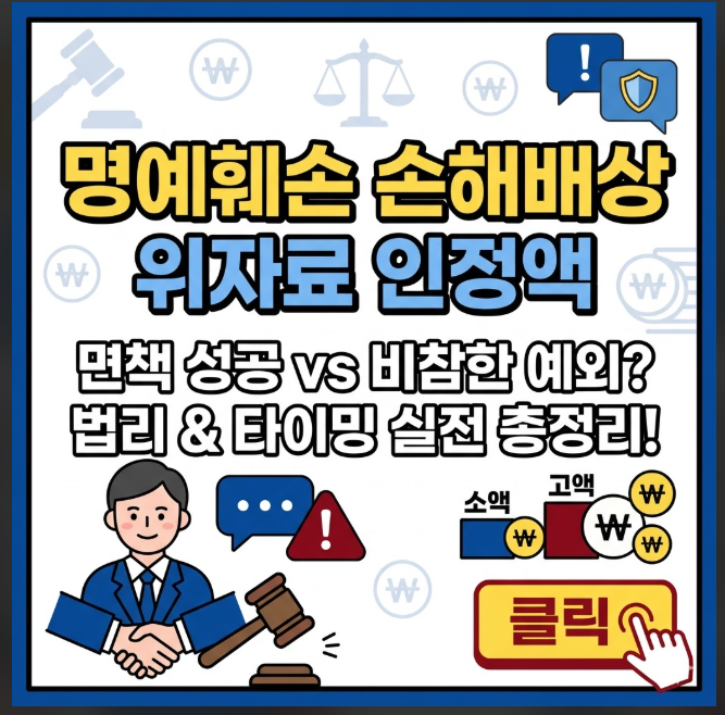 명예훼손 손해배상 금액