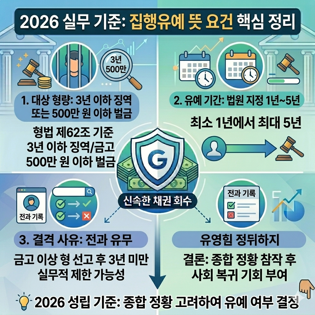 집행유예 뜻 요건 핵심 정리
