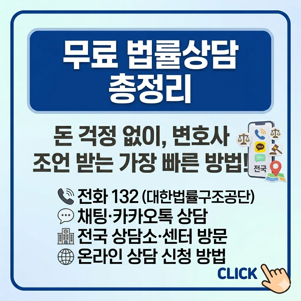 무료 법률상담 총정리