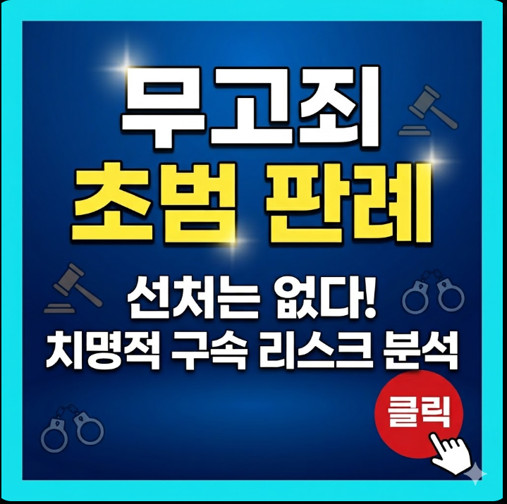 무고죄 초범 판례 심층 분석