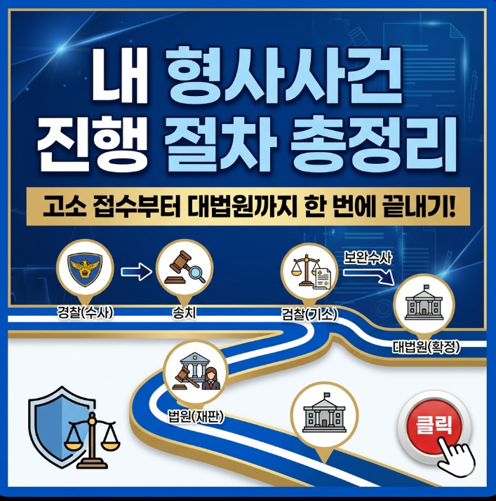 내 형사사건 진행 절차 총정리