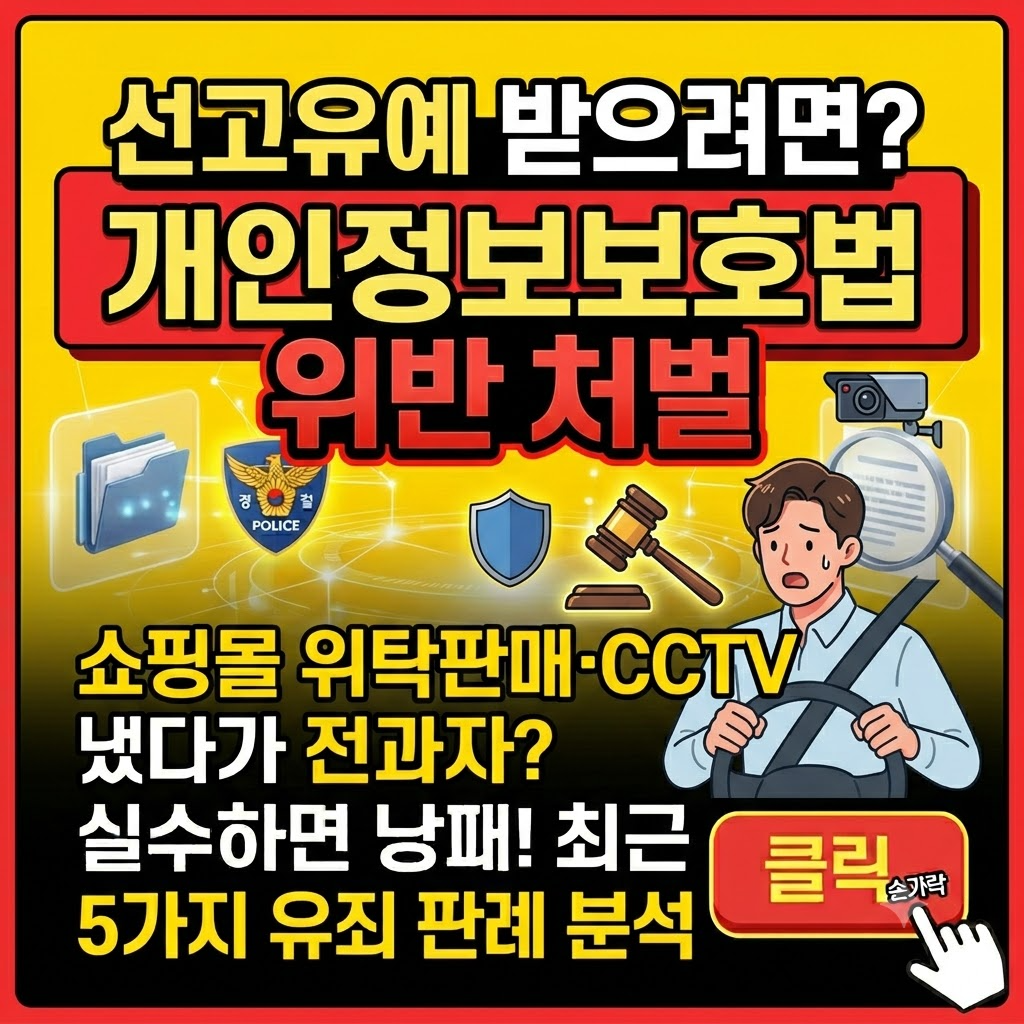 개인정보보호법 위반 처벌 선고유예