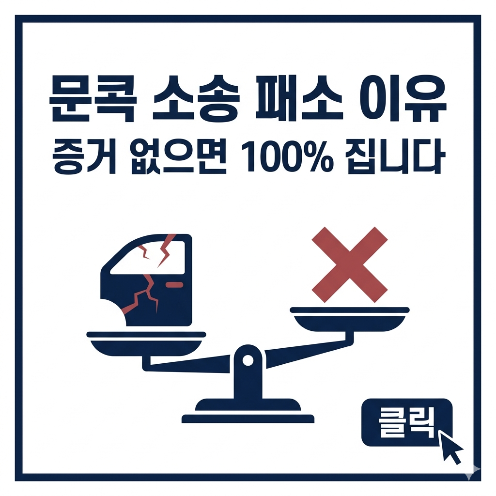  문콕 민사소송 패소 판례 분석