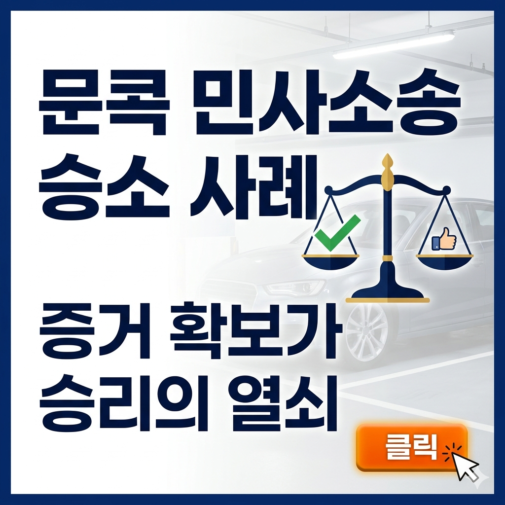 문콕 민사소송 승소 사례 분석