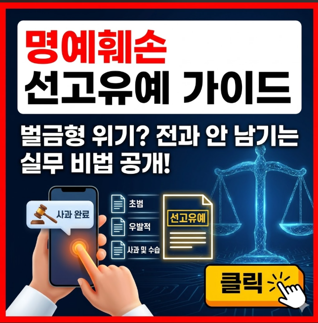 명예훼손 선고유예