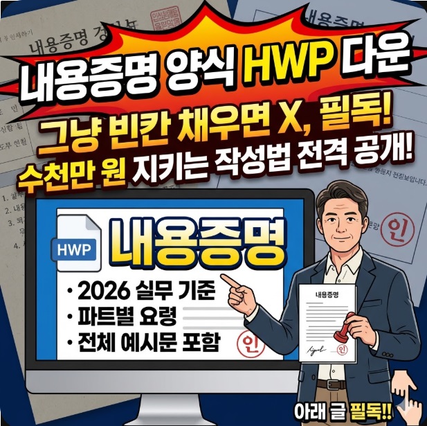 내용증명양식 hwp
