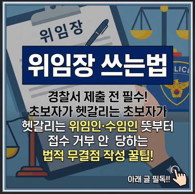 위임장 쓰는법