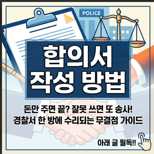 합의서 작성 방법