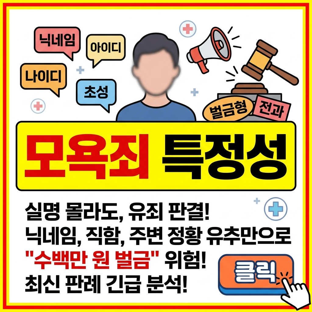 모욕죄 성립요건 특정성
