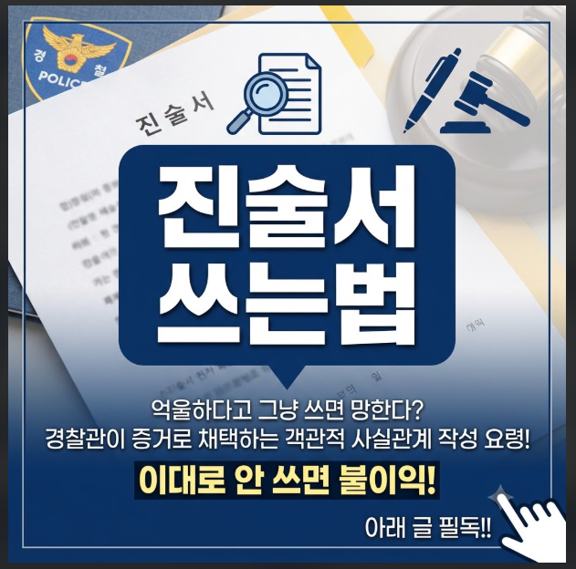 진술서 쓰는법