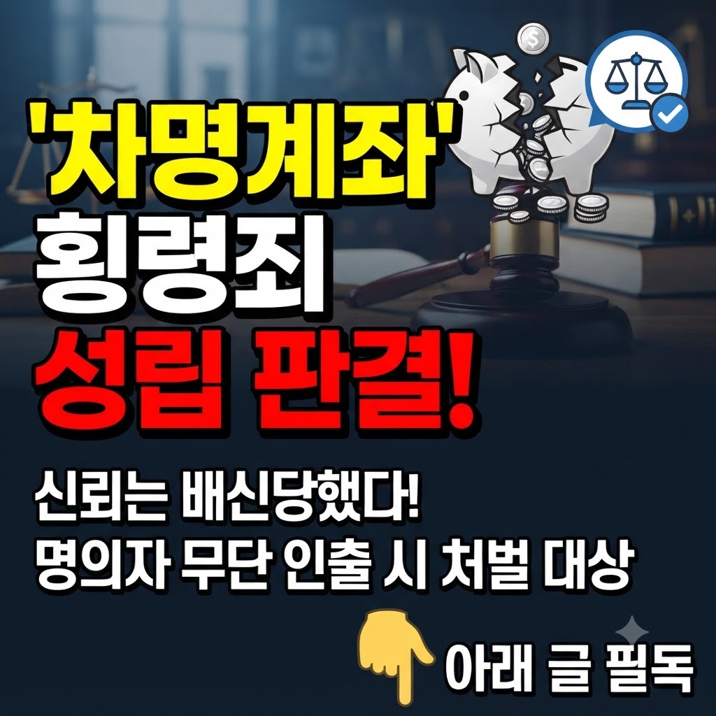 차명계좌 횡령죄