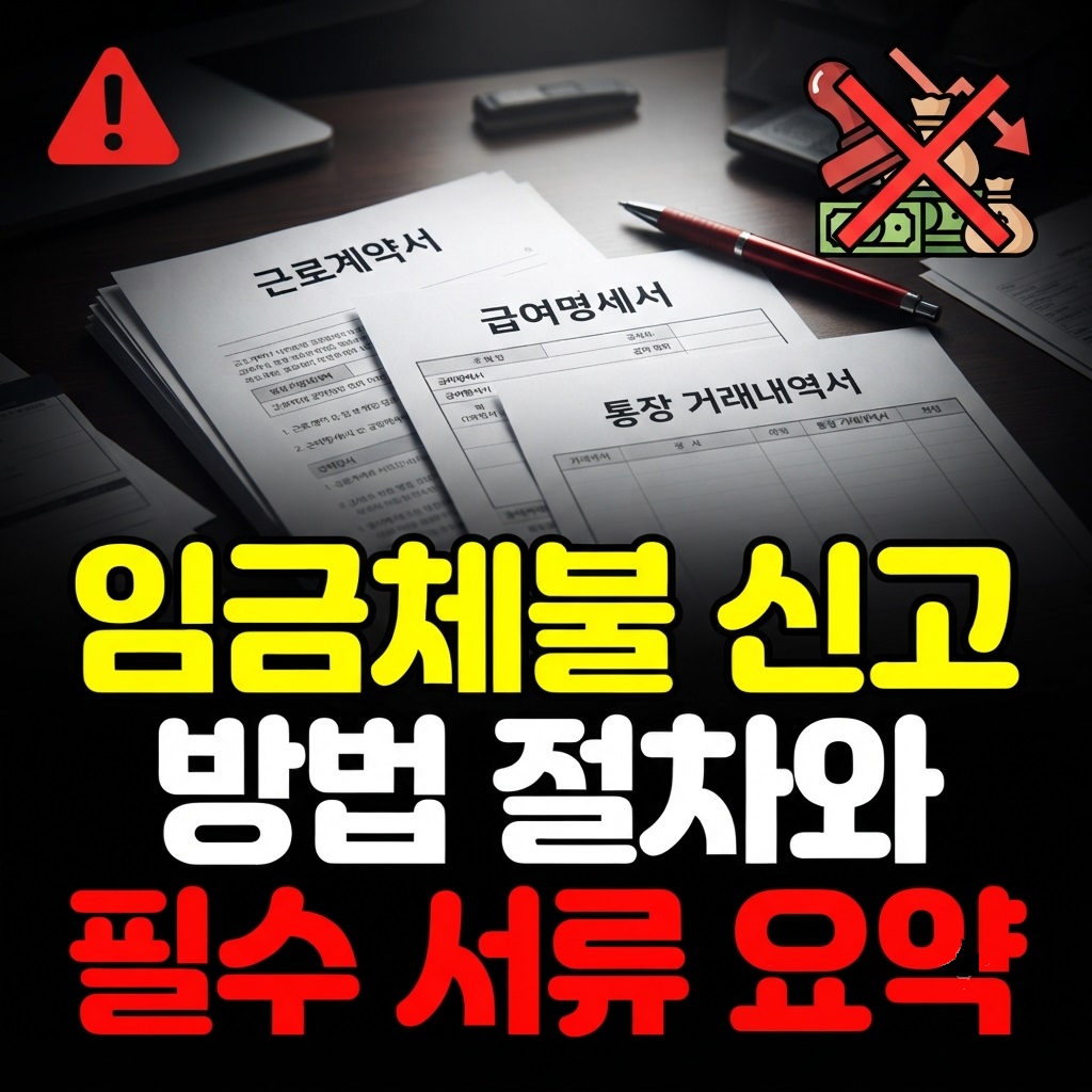 임금체불 신고 방법