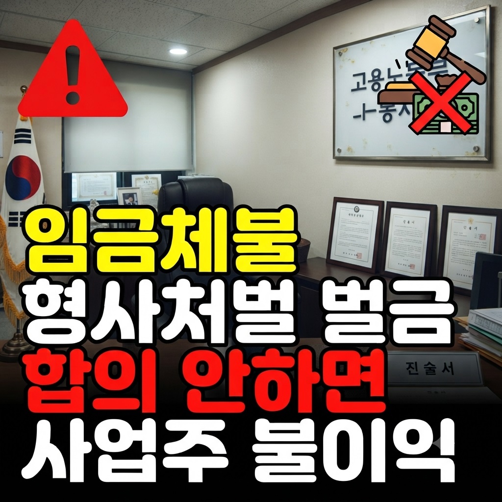 임금체불 형사처벌 벌금