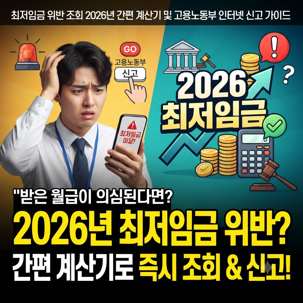 최저임금 위반 조회
