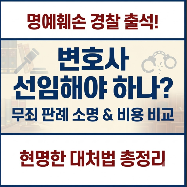 명예훼손 변호사 선임