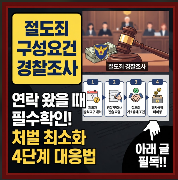절도죄 경찰 조사
